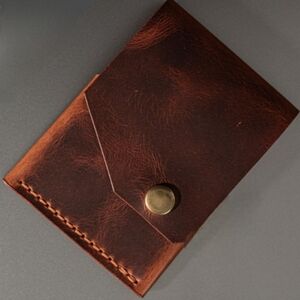 Brown Leather Card Holder